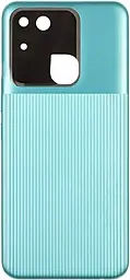 Задняя крышка корпуса Tecno Spark Go 2022 Turquoise Cyan - фото Задняя крышка корпуса Tecno Spark Go 2022 Turquoise Cyan