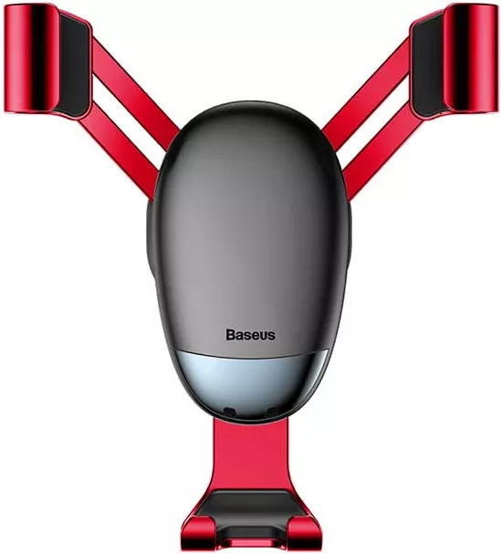Тримач з автозатисканням Baseus Mini Gravity Car Vent Mount Holder Red - фото 1