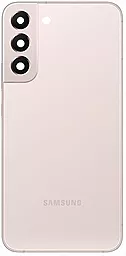 Задняя крышка корпуса Samsung Galaxy S22 Plus S906 со стеклом камеры Pink Gold - фото Задняя крышка корпуса Samsung Galaxy S22 Plus S906 со стеклом камеры Pink Gold