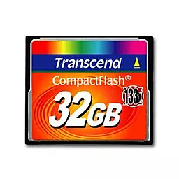Карта памяти Transcend Compact Flash 32GB 133x (TS32GCF133)