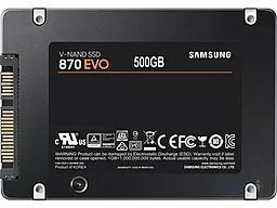 SSD Накопитель Samsung 870 EVO 500 GB (MZ-77E500B/EU) - миниатюра 4