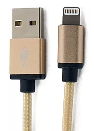 Кабель ExtraDigital USB-A - Lightning 12w 2.4a 1м cable Gold - фото Кабель ExtraDigital USB-A - Lightning 12w 2.4a 1м cable Gold