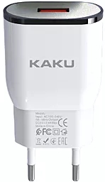 Мережевий зарядний пристрій iKaku 12W 2.4A 1xUSB-A White (KSC-490 YIAN)