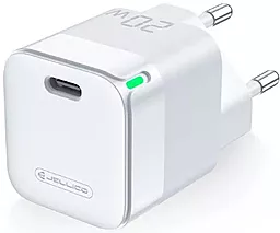 Мережевий зарядний пристрій Jellico C39 20W PD USB-C white