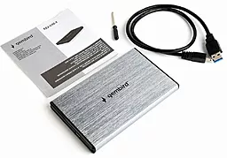 Кишеня для HDD Gembird 2.5" USB3.0 (EE2-U3S-3-GR) Grey - мініатюра 5 Кишеня для HDD Gembird 2.5" USB3.0 (EE2-U3S-3-GR) Grey - мініатюра 5