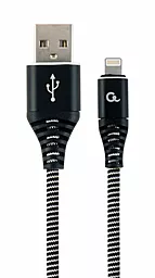 Кабель Cablexpert Premium USB-A - Lightning 10.5w 1м cable Black (CC-USB2B-AMLM-1M-BW) - фото Кабель Cablexpert Premium USB-A - Lightning 10.5w 1м cable Black (CC-USB2B-AMLM-1M-BW)