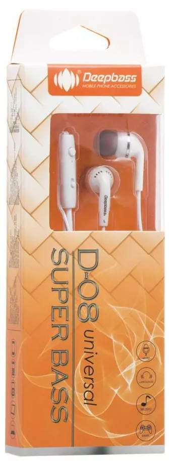 Наушники DeepBass D-08 White - фото 3