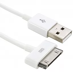 Кабель USB ExtraDigital USB to Apple 30-pin, 1m, 28 AWG White (KBD1650)