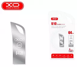 Флешка XO U10 64Gb Metal - фото Флешка XO U10 64Gb Metal