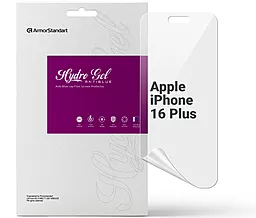 Гидрогелевая пленка ArmorStandart Anti-Blue для Apple iPhone 16 Plus (ARM80742) - фото Гидрогелевая пленка ArmorStandart Anti-Blue для Apple iPhone 16 Plus (ARM80742)