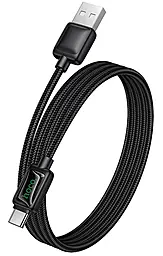 Кабель Hoco U146 USB-A - Type-C 12w 2.4а 1м cable Black - миниатюра 2 Кабель Hoco U146 USB-A - Type-C 12w 2.4а 1м cable Black - миниатюра 2