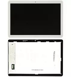 Дисплей для планшету Huawei MediaPad T5 10 (без отвору під кнопку) + Touchscreen White - фото Дисплей для планшету Huawei MediaPad T5 10 (без отвору під кнопку) + Touchscreen White