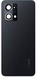 Задня кришка корпусу Oppo Reno 7 зі склом камери Original Cosmic Black - фото Задня кришка корпусу Oppo Reno 7 зі склом камери Original Cosmic Black