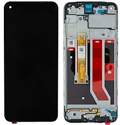 Дисплей Oppo A32, A53 4G с тачскрином и рамкой, Black