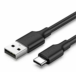 Кабель USB Ugreen US287 Nickel Plating 3A 0.25M USB Type-C Cable Black