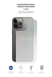 Гідрогелева плівка ArmorStandart на задню панель для Apple iPhone 13 Pro Carbone Transparent (ARM61069) - мініатюра 2
