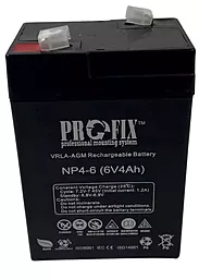 Аккумуляторная батарея ProFix VRLA-AGM 6V 4Ah (NP4-6)