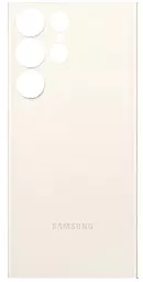 Задняя крышка корпуса Samsung Galaxy S23 Ultra S918 Cream - фото Задняя крышка корпуса Samsung Galaxy S23 Ultra S918 Cream