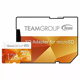 Карта пам'яті Team microSDXC 128GB Class 10 UHS-I U1 + SD-адаптер (TCUSDX128GUHS42)