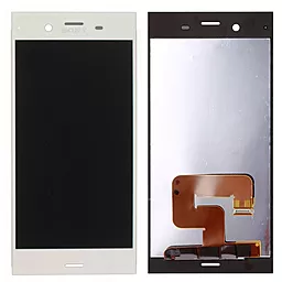 Дисплей Sony Xperia XZ1 с тачскрином, оригинал, Silver - фото Дисплей Sony Xperia XZ1 с тачскрином, оригинал, Silver