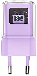 Сетевое зарядное устройство AceFast A53 30w PD/QC GaN USB-C home charger alfalfa purple - миниатюра 2