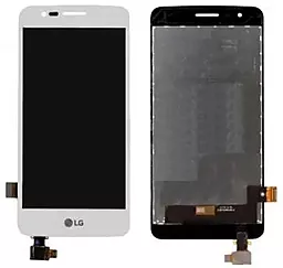 Дисплей LG K8 2017 (LGM-K120L, LGM-K120S, M200, US215, X240, X300) (20pin) з тачскріном, White