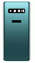 Задняя крышка корпуса Samsung Galaxy S10 Plus 2019 G975F со стеклом камеры Original Prism Green