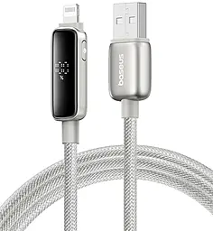 Кабель Baseus Vipow USB Type-C - Lightning 20w 3a 1м PD cable Silver (P10381801851-00) - фото Кабель Baseus Vipow USB Type-C - Lightning 20w 3a 1м PD cable Silver (P10381801851-00)