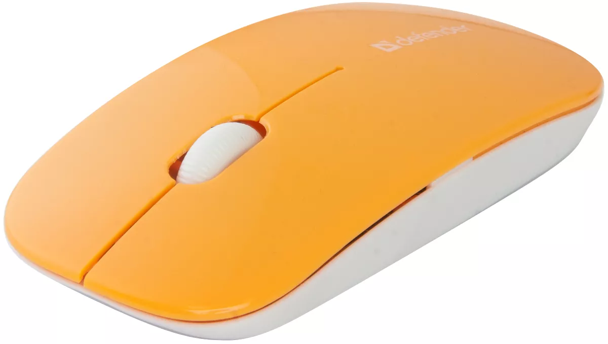 Компьютерная мышка Defender NetSprinter MM-545 (52546) Orange-White - фото 3