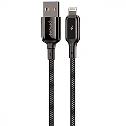 Кабель Proove Dense Metal USB-A - Lightning 12w 2.4a 2m cable Black (CCDM20001121) - фото Кабель Proove Dense Metal USB-A - Lightning 12w 2.4a 2m cable Black (CCDM20001121)