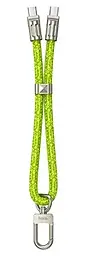 Кабель Hoco GH5 USB Type-C - Type-C 60w 3a 0.21м PD cable Green - миниатюра 2 Кабель Hoco GH5 USB Type-C - Type-C 60w 3a 0.21м PD cable Green - миниатюра 2
