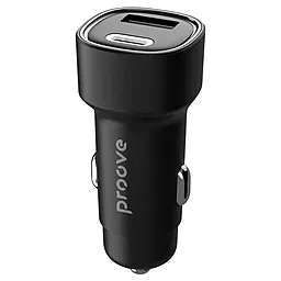 Автомобильное зарядное устройство Proove Flash 48w PD/QC USB-C/USB-A ports charger black (CCFL48111201) - фото Автомобильное зарядное устройство Proove Flash 48w PD/QC USB-C/USB-A ports charger black (CCFL48111201)