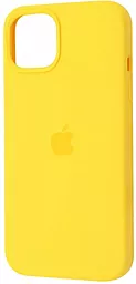 Чехол Silicone Case Full для Apple iPhone 14 Pro Canary Yellow