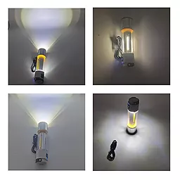 Фонарик аккумуляторный Luxury YES-666-LED - миниатюра 10