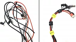 Хомути-органайзери для кабелей ArmorStandart Rew Set 3+3 Black/Yellow (ARM58094) - мініатюра 4