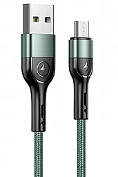 Кабель Usams U55 USB-A - micro USB 10w 1м cable Green (US-SJ450)