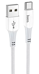 Кабель Hoco X70 Ferry USB-A - Type-C 15w 3a 1м cable White - фото Кабель Hoco X70 Ferry USB-A - Type-C 15w 3a 1м cable White
