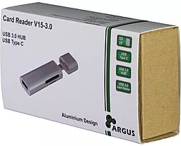 Кардридер Argus USB2.0, USB Type C/ USB 3.0 Type A Male/ Micro USB 2.0 (OTG) (V15-3.0) - миниатюра 5