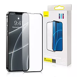 Захисне скло Baseus Full-Glass 0.3mm для Apple iPhone 13 Pro Max Black (SGQP010201) - фото Захисне скло Baseus Full-Glass 0.3mm для Apple iPhone 13 Pro Max Black (SGQP010201)