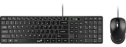Комплект (клавіатура+мишка) Genius C-126 SlimStar USB Black (31330007407)