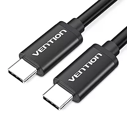 HD PD Кабель Vention USB 3.0 100W 4K 60Hz USB Type-C - Type-C Cable Black (CAUBF)