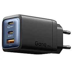 Сетевое зарядное устройство McDodo Mini 67w GaN PD 2xUSB-C/USB-A fast charger black (CH-0970) - фото Сетевое зарядное устройство McDodo Mini 67w GaN PD 2xUSB-C/USB-A fast charger black (CH-0970)