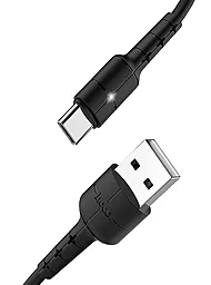 Кабель Hoco X30 Star Charging USB-A - Type-C 10w 1.2м cable Black - миниатюра 3 Кабель Hoco X30 Star Charging USB-A - Type-C 10w 1.2м cable Black - миниатюра 3