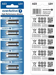Батарейки everActive A23 5шт 12 V
