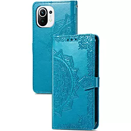 Чехол Epik Art Case с визитницей Xiaomi Mi 11 Lite Blue