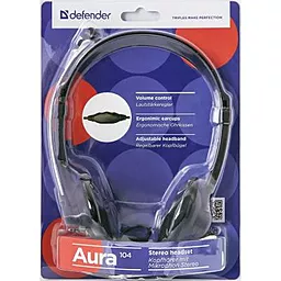 Навушники Defender Aura 104 Black - мініатюра 5