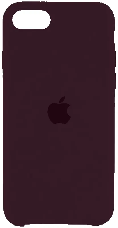 Чехол Silicone Case для Apple iPhone 7, iPhone 8 Plum - фото 1