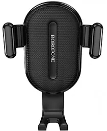 Держатель Borofone BH11 Gravity Air Outlet Mount Holder Black - фото Держатель Borofone BH11 Gravity Air Outlet Mount Holder Black