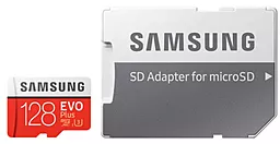 Карта пам'яті Samsung microSDXC 128GB Evo Plus Class 10 UHS-I U3 + SD-адаптер (MB-MC128GA/APC) - мініатюра 2