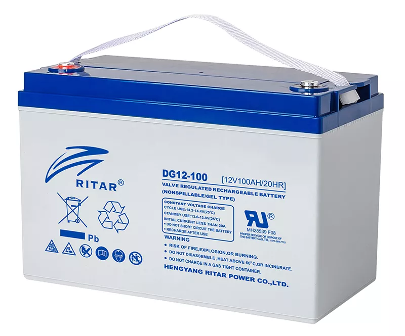 Акумуляторна батарея Ritar 12V 100Ah (DG12-100) - фото 1
